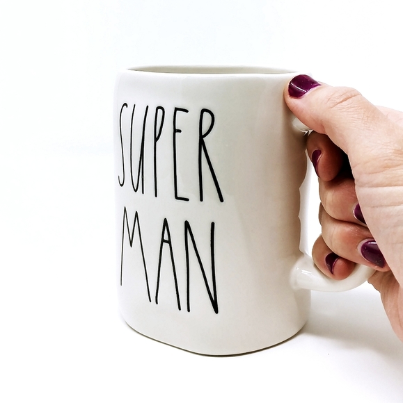 RAE DUNN Superman Father's Day NWOT Coffee Mug - Picture 4 of 5